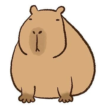 sticker capybara 04