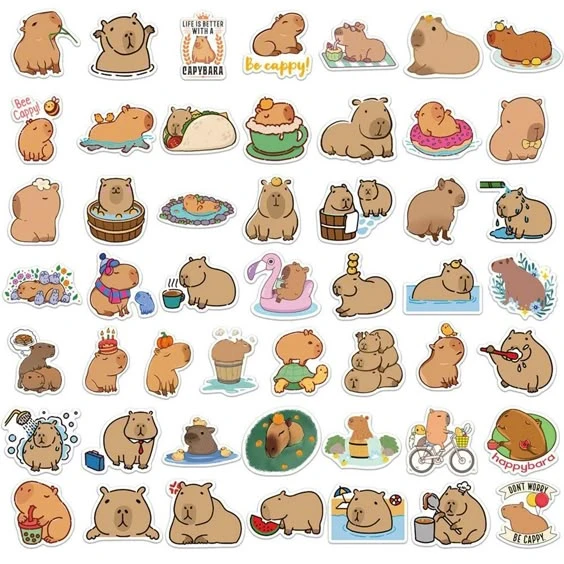 sticker capybara 05