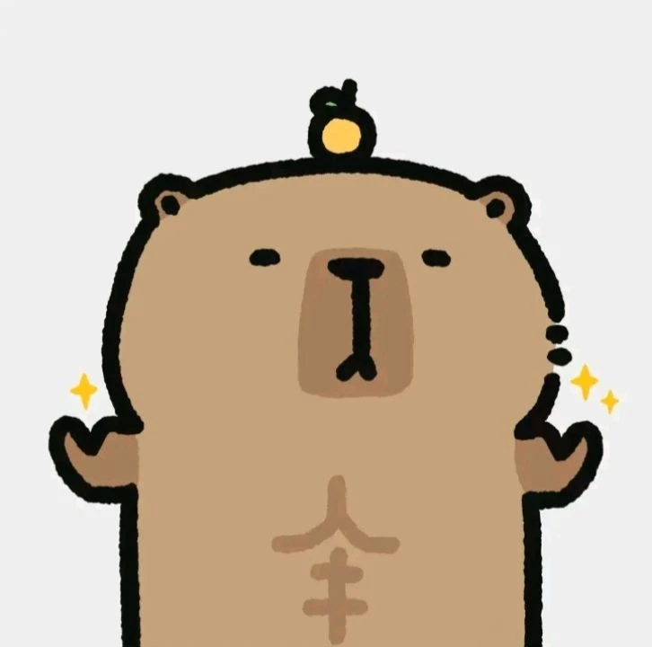 sticker capybara 09