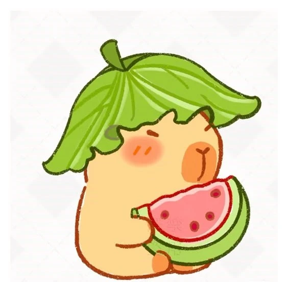 sticker capybara 11