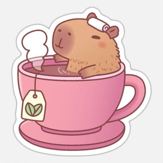 sticker capybara 19