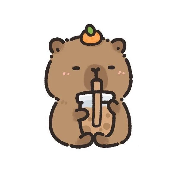 sticker capybara 29