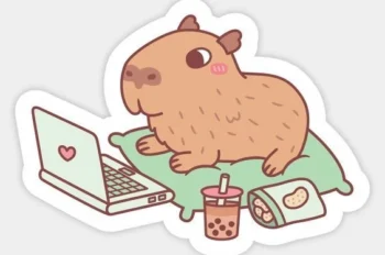 Lưu ngay bộ sưu tập ảnh sticker Capybara đẹp và thú vị nhất