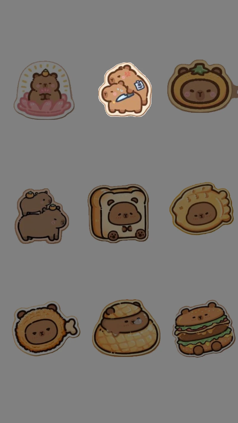 sticker capybara 41