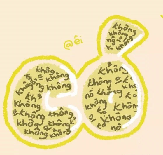 sticker chữ 19