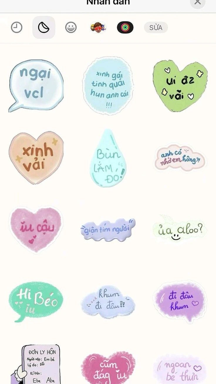 sticker chữ 20