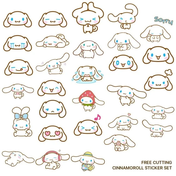 sticker cinnamoroll 01