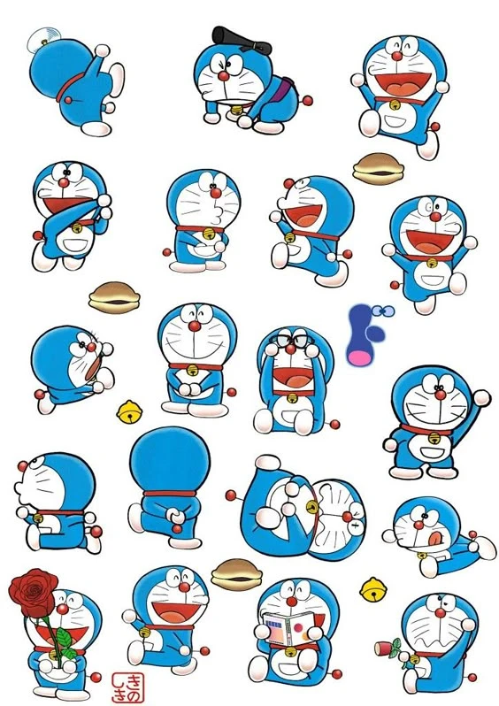 sticker doraemon 04