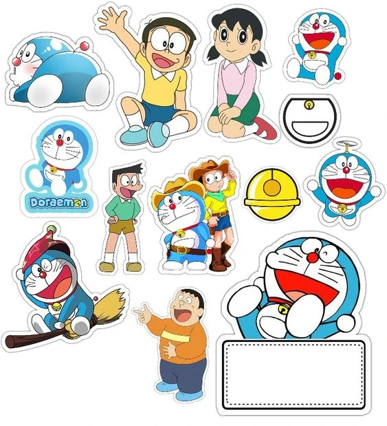 sticker doraemon 08