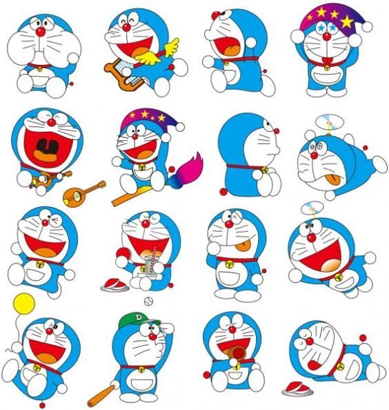 sticker doraemon 30