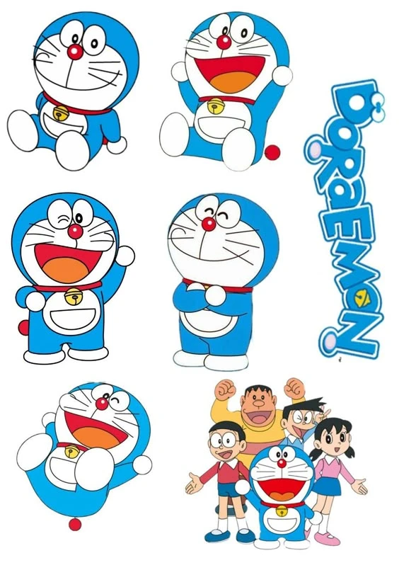 sticker doraemon 32