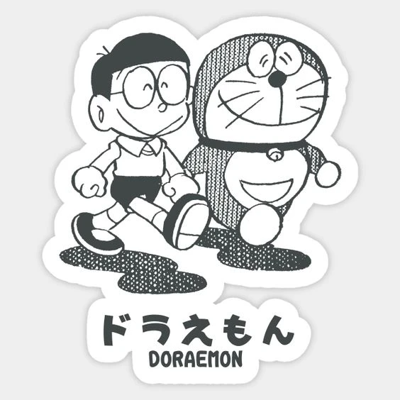 sticker doraemon 34