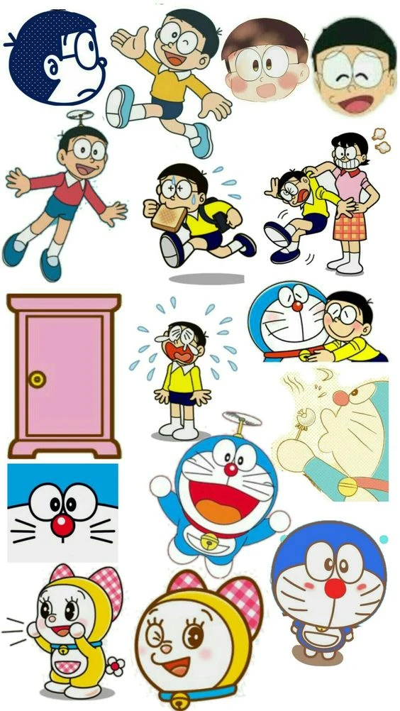 sticker doraemon 36