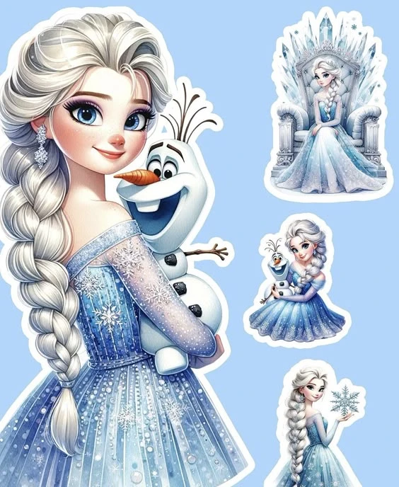 sticker elsa 24