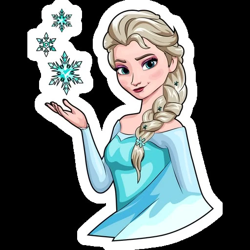 sticker elsa 27