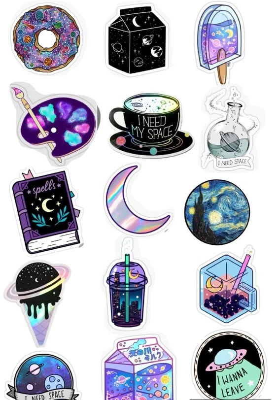 sticker galaxy 28