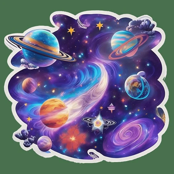 sticker galaxy 34