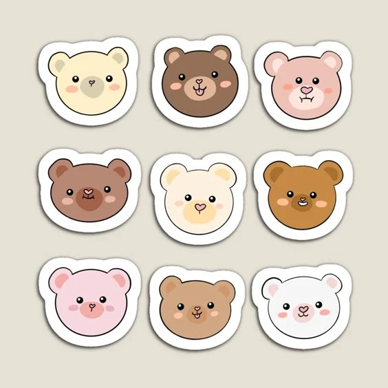 sticker gấu 18