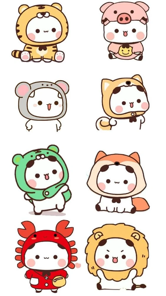 sticker gấu 21