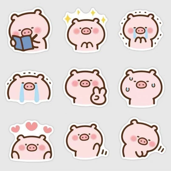 sticker gấu 35