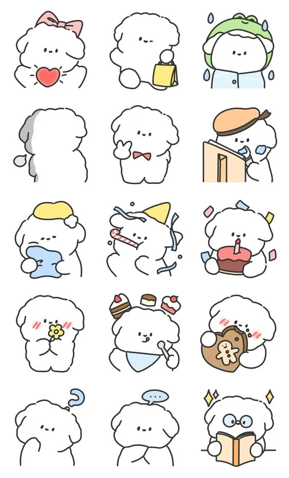 sticker giấy 08