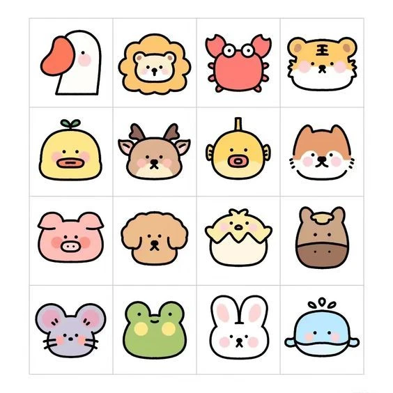 sticker giấy 12