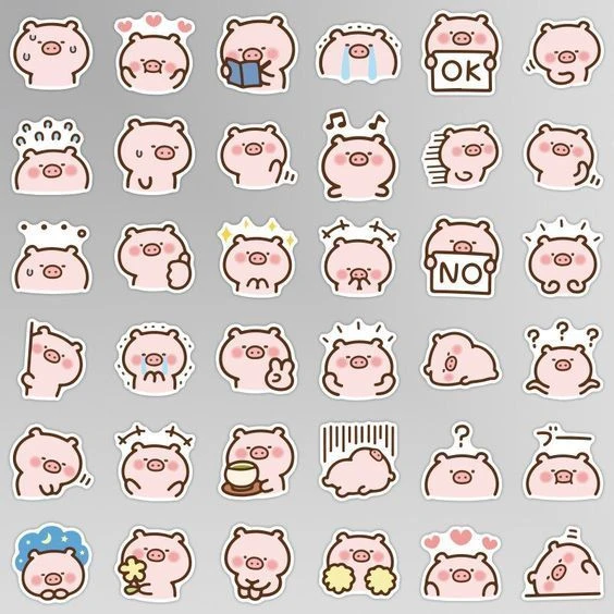 sticker giấy 16