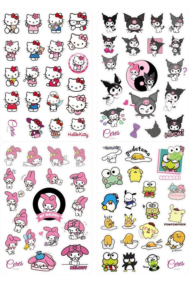 sticker hello kitty 07