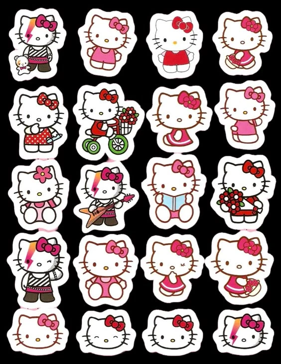 sticker hello kitty 10