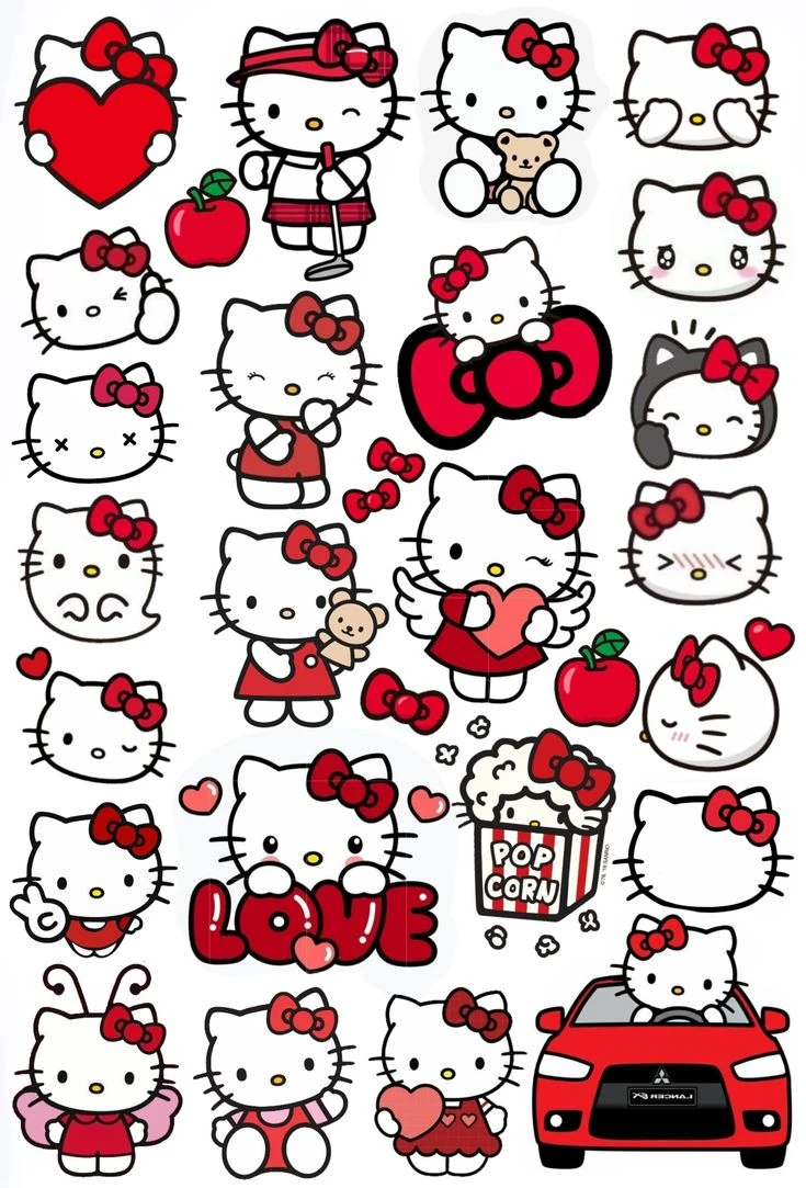 sticker hello kitty 13