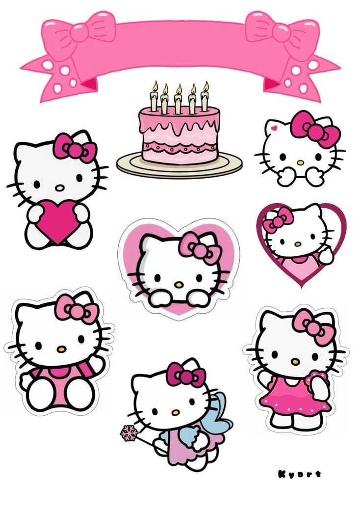 sticker hello kitty 14