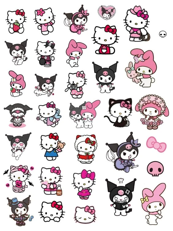 sticker hello kitty 22