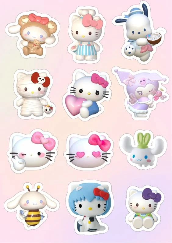 sticker hello kitty 23