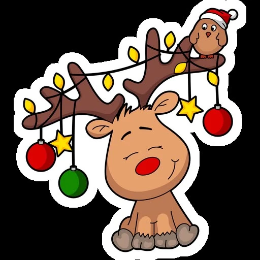 sticker noel 25