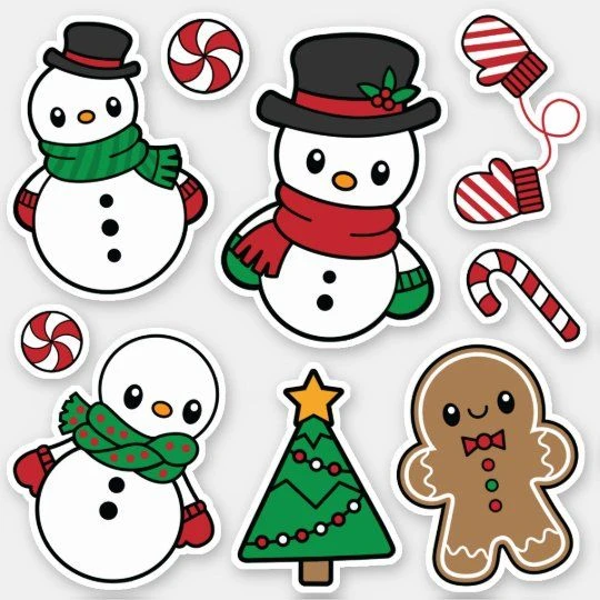 sticker noel 30