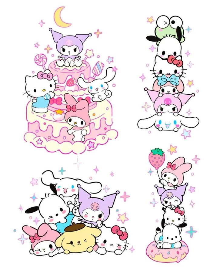 sticker sanrio 14