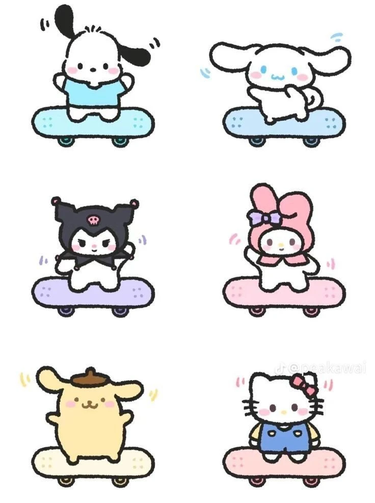 sticker sanrio 18