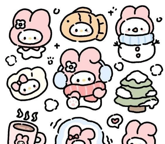 sticker sanrio 21