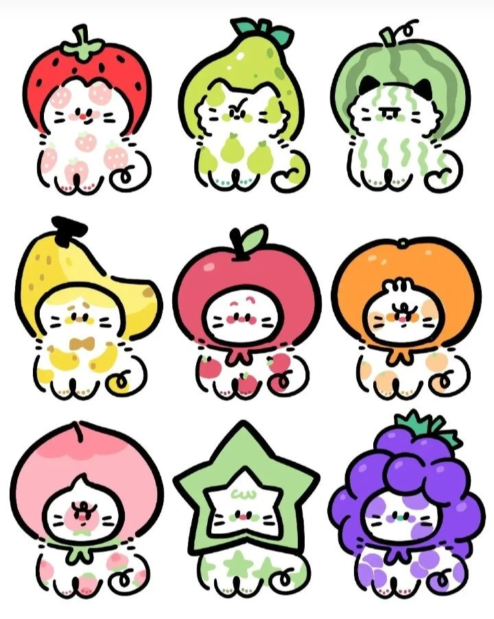 sticker thỏ cute 08