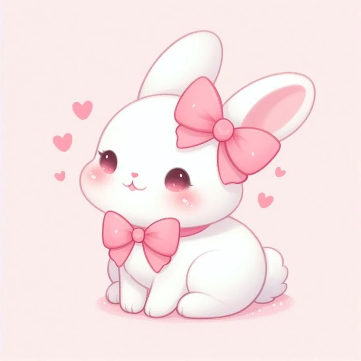 sticker thỏ cute 20