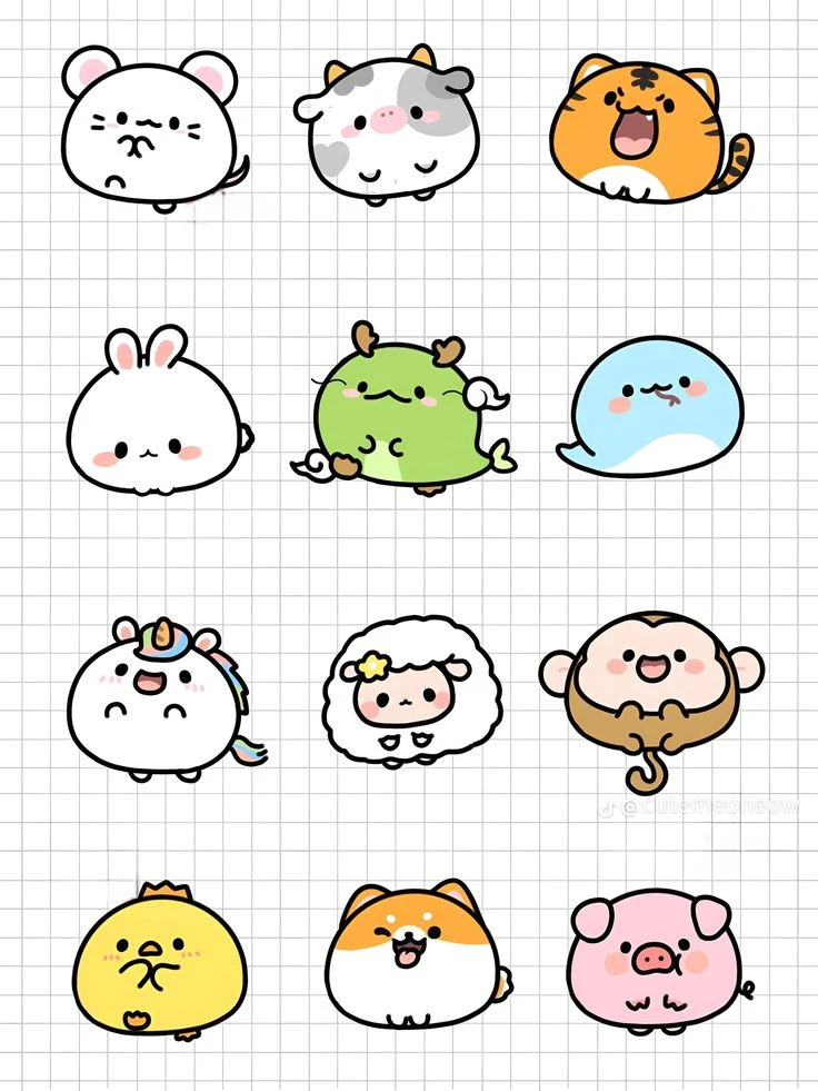 sticker thỏ cute 26