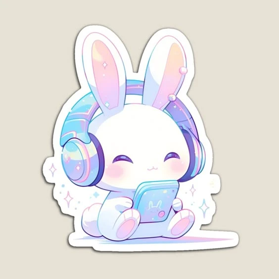 sticker thỏ cute 27