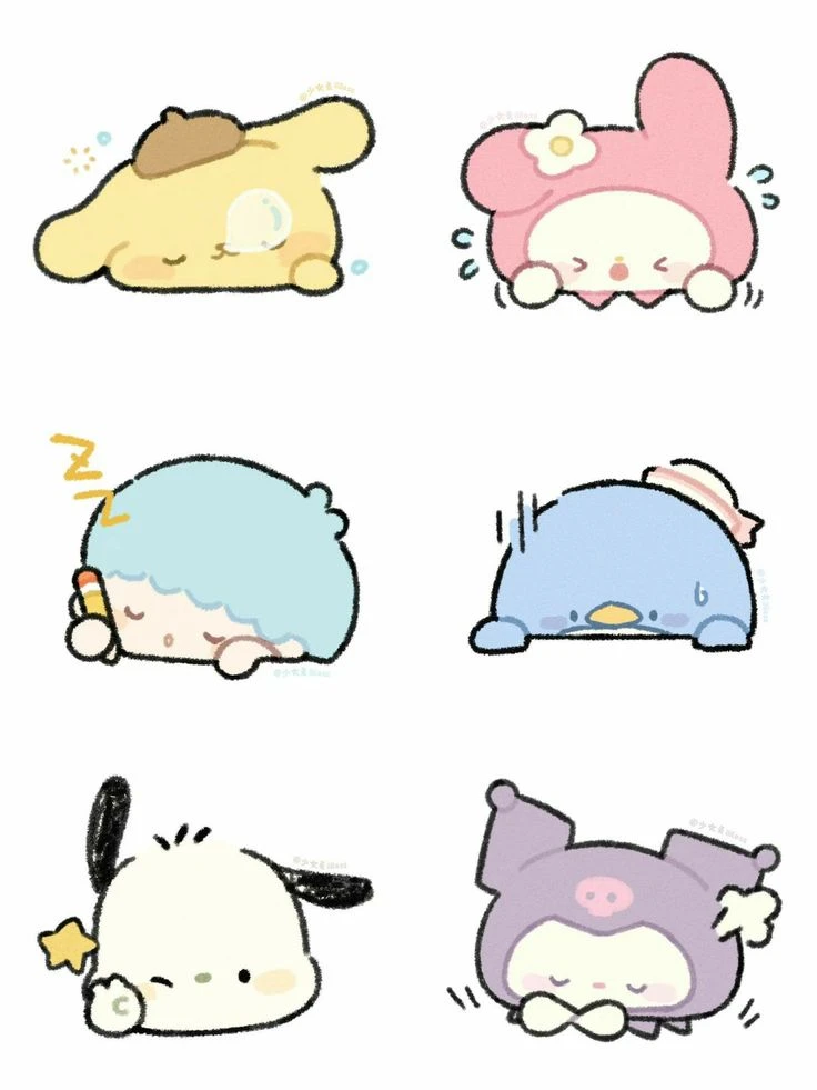 sticker thỏ cute 30