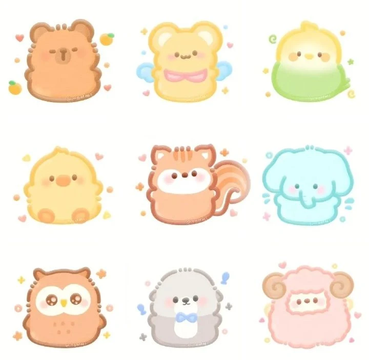 sticker thỏ cute 39