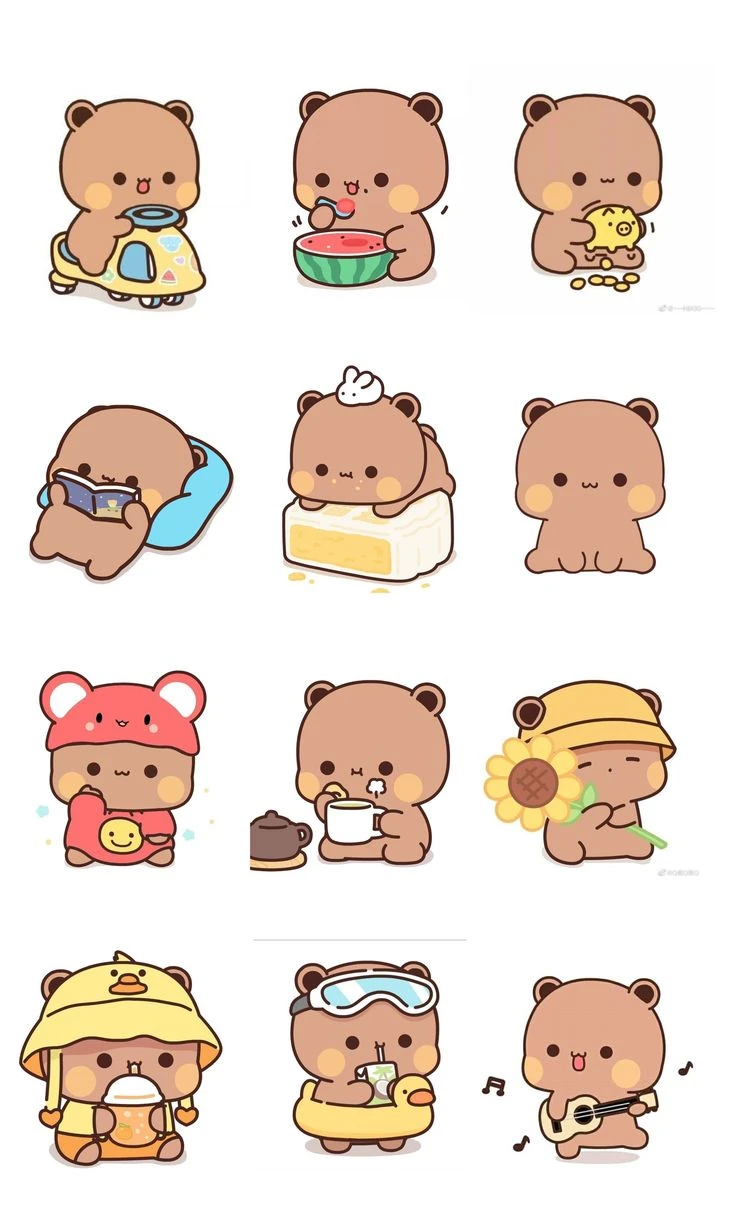 sticker thỏ cute 42